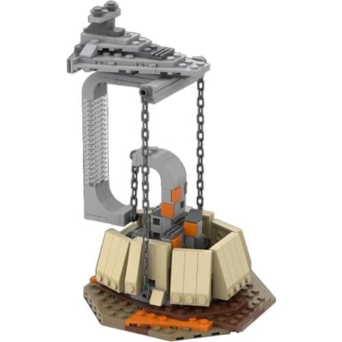 Movie Idea Starcraft Battle MOC Blocks Space Shuttle Alien Levitation Ship Tension Balance Children Building Blocks Toy Kid Gift