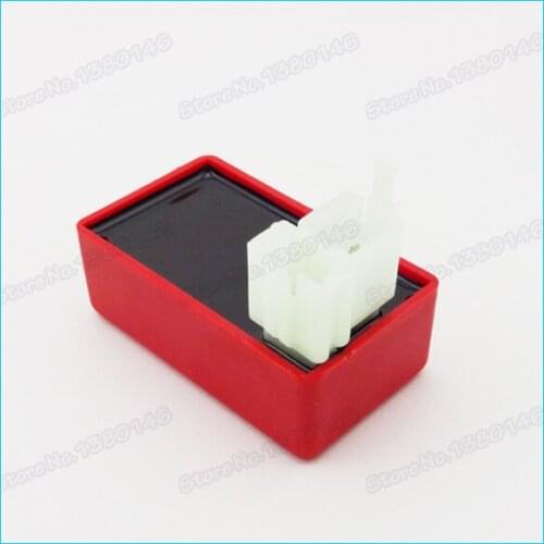Red Square Plug 6 Pin AC CDI Box For 50 110 125 150cc 200cc 250cc Taotao Kazuma Go Kart ATV Quad Dirt Bike