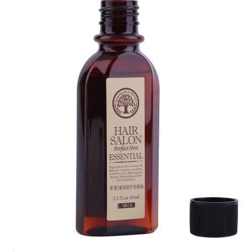 60ML Multifunctional Hair Care Moroccan Pure Argan Oil Essential Dry Hair Type Treatments Oil For Moisturizing Hair