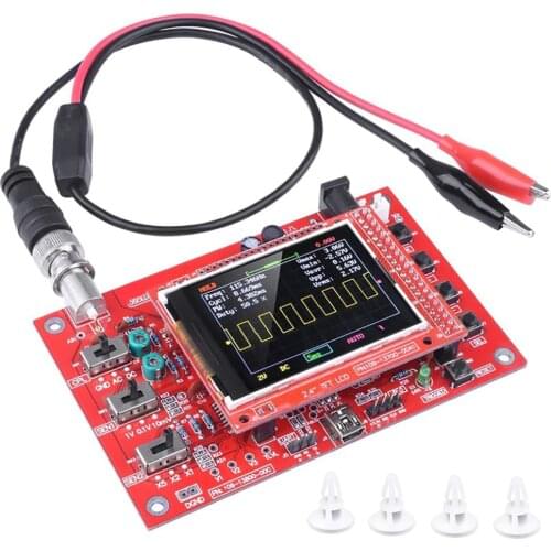 DIY 2.4" TFT Digital Oscilloscope Kit DIY Parts for Making Electronic Diagnostic-tool Learning Oscilloscope Top Sale