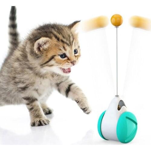 New Cat Toy Balance Swing Car Tumbler Swing Toys for Cats Kitten Interactive Cat Chasing Toy Funny Pet Products