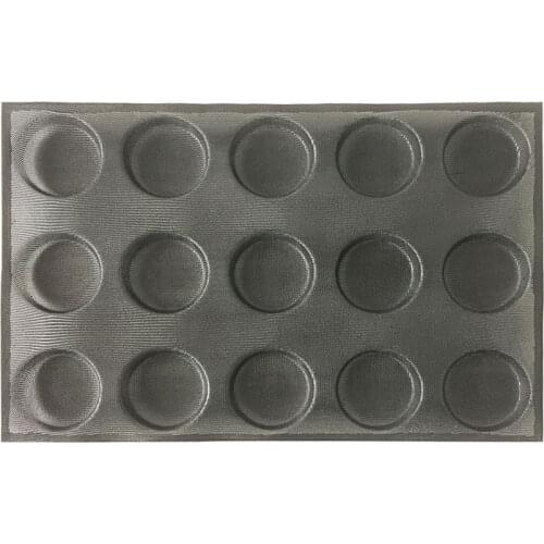Silform Style Non-stick Perforated Baking Mold for 15 Molds silicone bread pan Muffin Pan