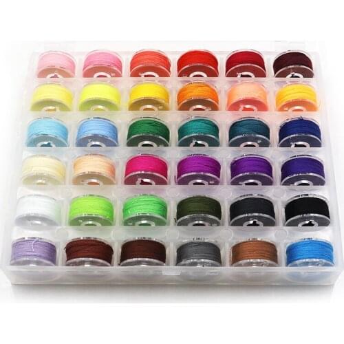 Convience 36 Colorful Sewing Thread Tool Set Mothers Repairing Thread with Storage Bag Tool DIY Sewing Accessories