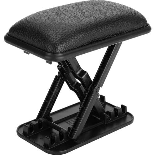 Universal Automobile Left Hand Armrest Pad Anti-fatigue Elbow Support Adjustment Bracket thickened PU cushion anti-slip rubber