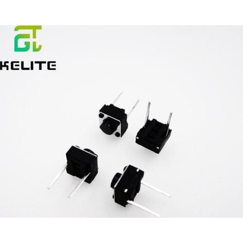 200pcs Tactile Push Button Switch 6x6x5mm 6*6*5mm 2p