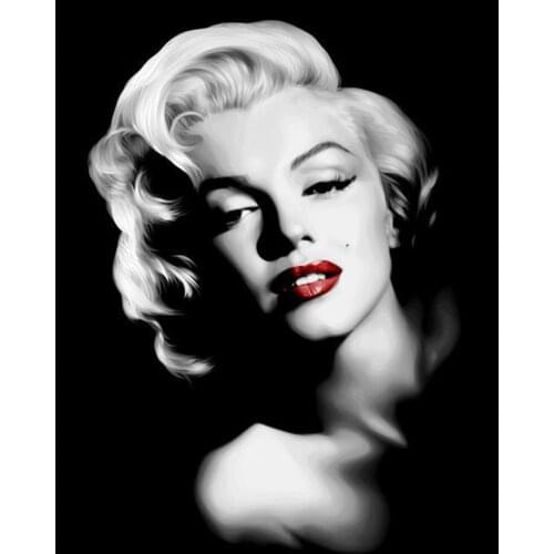 5D DIY Diamond Painting Cross Stitch Diamond Embroidery Mosaic Diamond Wall Painting Sexy Marilyn Monroe KBL