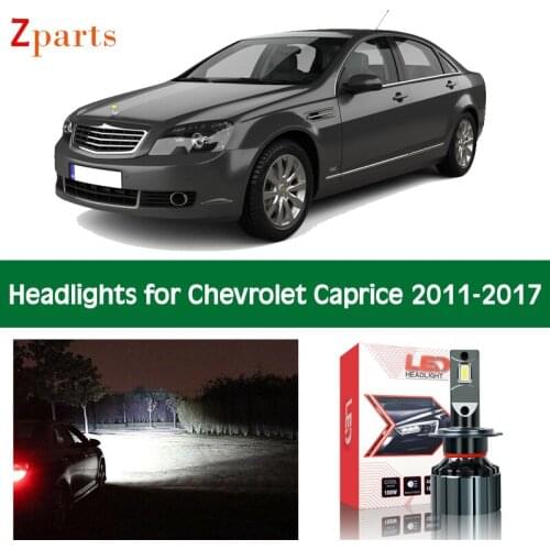 Car LED Headlight For Chevy Chevrolet Caprice Canbus Headlamp Low Beam High Beam 12V White Lighting Light Bulbs Lamp Accessories