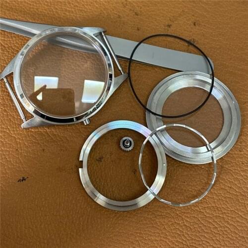 316L Stainless Steel Watch Case for NH35/NH36 Movement Sapphire Glass 40MM Case for NH35/NH36 Watch Movement Repair Part