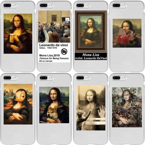 Mona Lisa Van Gogh Spoof Art Cover Case for Xiaomi Note 10 9 8 SE 9T Pro Lite Explorer