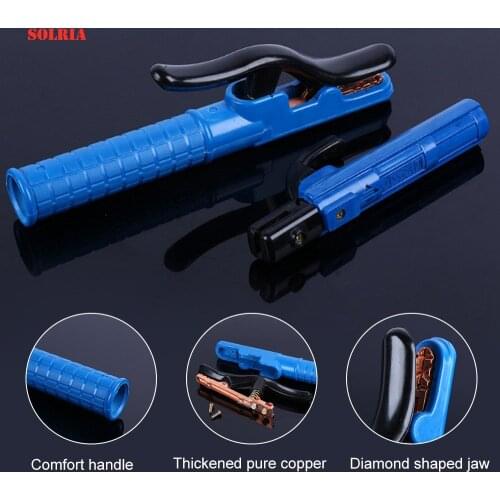 800A Copper Cable Welding Clamp Holder Tool Electrode Holder Electrode Welding Rod Clamp Rod Welding Clamp Handheld Welding Rod