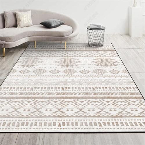 Blending Flannel Carpet For Living Room Bed Floor Protection Welcome Foot Pad Bedroom Study Room Floor Rugs Prayer Mattress Dec