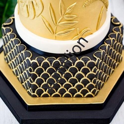 Mermaid Scales Mould Fondant Cake Decorating Tools Silicone Molds for Crafts Chocolate Baking Tools for Cakes Gumpaste Form