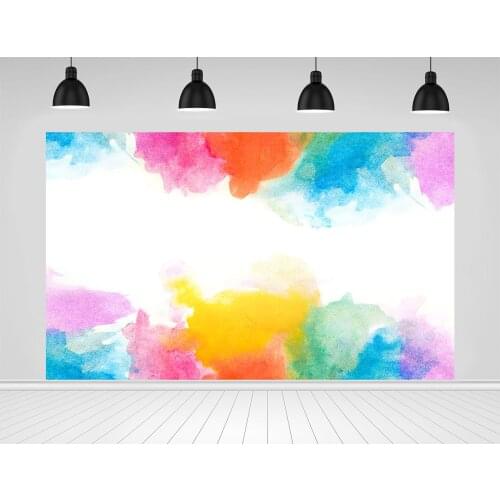 Scopiso Gradient Watercolor Texture Photography Background Newborn Baby Child Portrait Backdrop Photophone Photo Studio Props