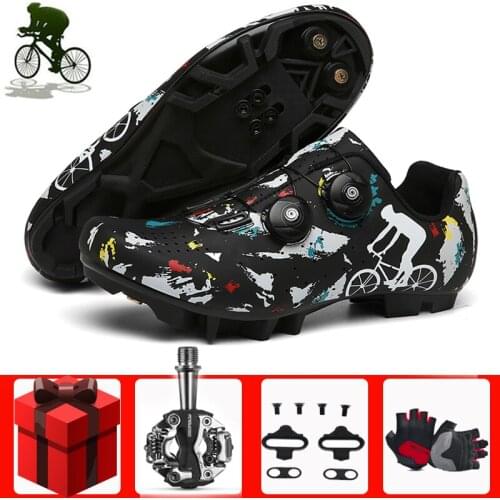 Cycling Shoes Men Sneaker Women Non-Slip Mountain Self-locking Triathlon Racing Sapatilha Ciclismo Mtb Zapatillas Para Bicicleta