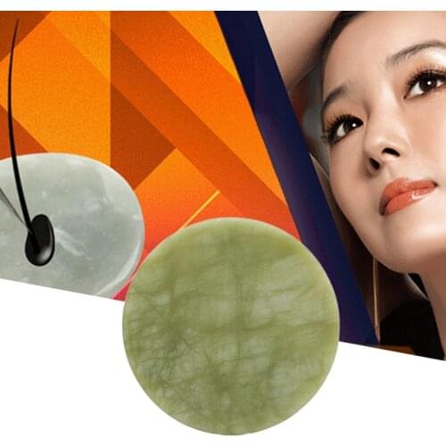 Round Artificial Jade Stone False Eyelash Extension Glue Adhesive Pallet Pad