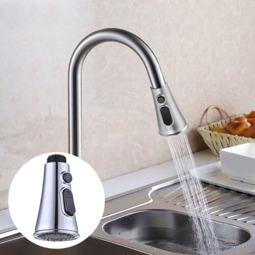 A9LB Kitchen Faucet Head Hose Spray Tap Spout Pull Down Kitchen Faucet Sprayer Head Replacement Function Pull Out Sink