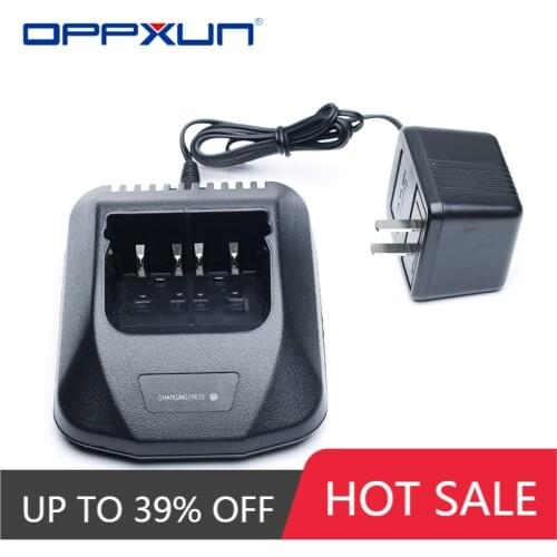 OPPXUN KSC-15 Charger for Kenwood TK3107 TK2107 TK378 TK378G TK278 TK278G KNB-14 Battery