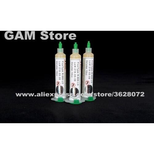 Soldering Paste Flux 10cc Injector BGA PCB IC Chip Reballing Grease Dispensing No-Clean Welding Advanced Oil Grease Repair