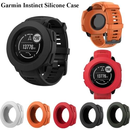 JKER Silicone Protector Case Protective Case Cover For Garmin Instinct Sports Watch