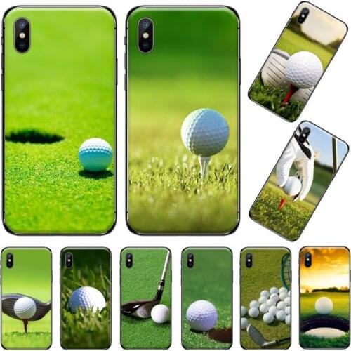 Sports golf pattern Phone Case for iPhone 11 12 mini pro XS MAX 8 7 6 6S Plus X 5S SE 2020 XR high quality funda