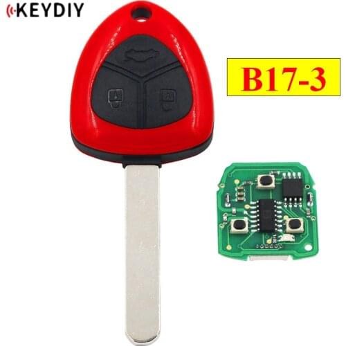 KEYDIY B series B17-3 3 button universal KD remote control for KD200 KD900 KD900+ URG200 KD-X2 mini KD for Ferrari style