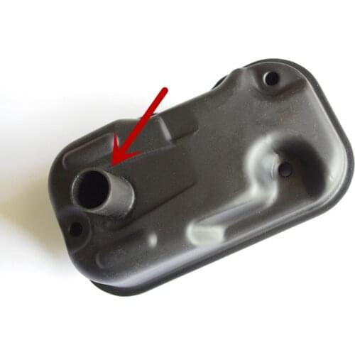 Muffler Exhaust on cover fits Honda GXH50 GXV50 GXH50U GXV50U HANGKAI 3.5HP Outboard water pump mower generator part replacement