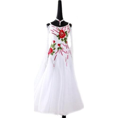 Ballroom dance skirt new skirt modern dance skirt new adult female ballroom dance competition suit waltz jumpsuit
