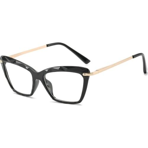 Cat Eye Square Glasses Frames for Women Fashion Brand Sexy Cat Eyes Glasses Frame Eyeglasses Female Clear Lens Spectacle Oculos