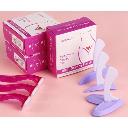 Women Bikini Dedicated Privates Shaving Stencil Female Pubic Hair Shaping Razor Tool Sexy Summer Bikini Tool