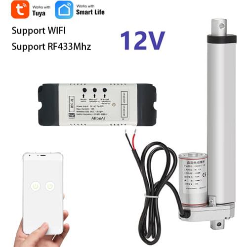 WIFI Controller Linear Actuator 12V Power Supply Metal Gear Electric Linear Motor 2Inch 4Inch 6Inch 8Inch 10Inch Stroke