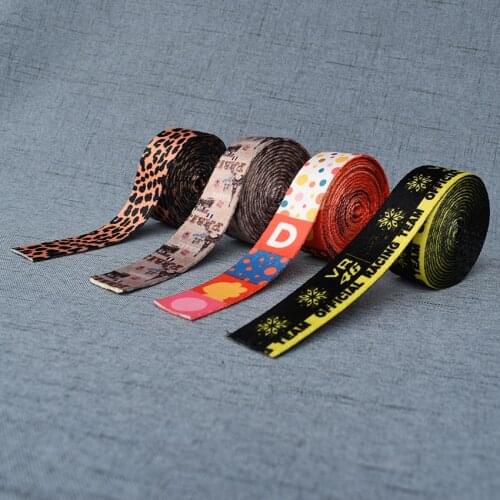 5 Yards Width 25mm Printed Webbing Ribbon Bag Strap Tape Dog Collar Leash Harness Decoration Belt Girdle Waistband DIY Accessory