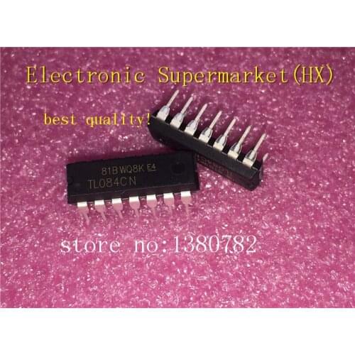 Free Shipping 100pcs/lots TL084CN TL084 DIP-14 New original IC In stock