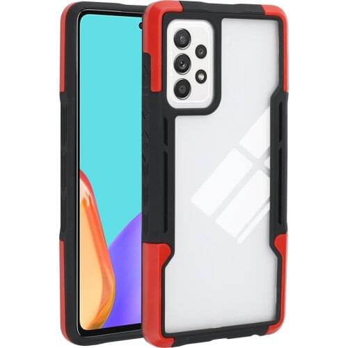 Luxury Transparent Shockproof Armor Case For Samsung Galaxy A51 A71 5G Soft TPU Silicone Bumper Hard PC Protective Back Cover