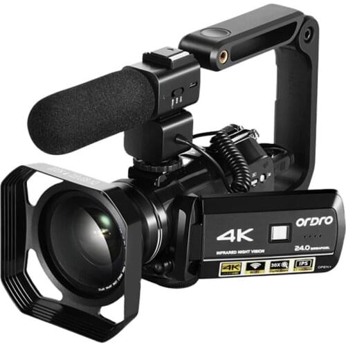 AC3 4K Wifi With External Accessories Ghost hunting infrared Night Vision Digital Video Camera