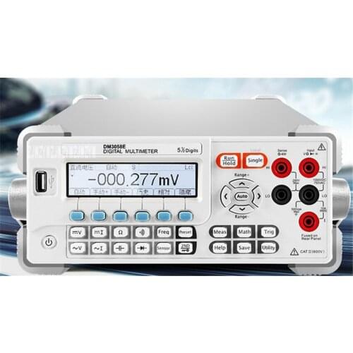DM3058E Multi-function Digital Multimeter High Precision Bench Top Multimeter 5.5-Digit LCD Display Digital Multimeter 100-230V