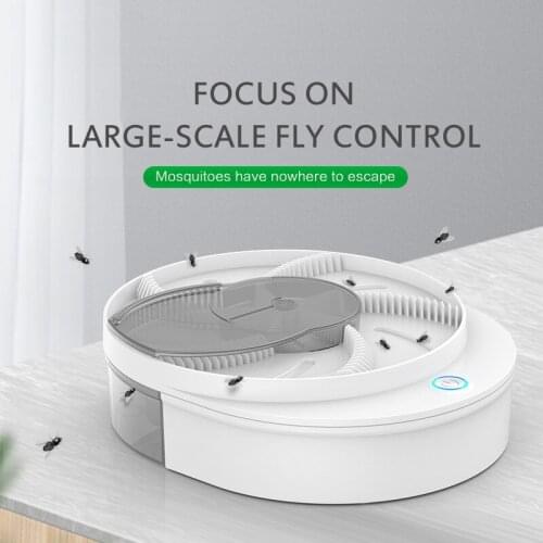 1PCS Effective USB Electric Fly Trap Automatic Flycatcher Pest Device Insect Catcher Killer Trap Catching Artifacts Insect Trap