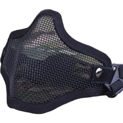 Emersongear Tactical Combat V1 Strike Steel Half Face Mask Protective Gear Airsoft Paintball Military Shooting Training BD6562A