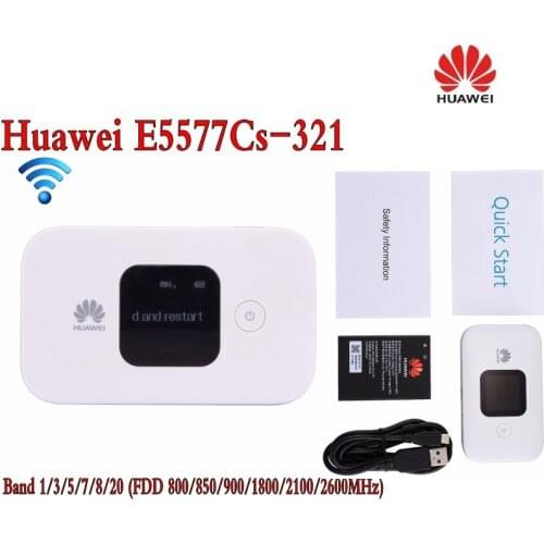 2pcs Huawei E5577Cs-321 150 Mbps Mobile WiFi Hotspot (4G LTE in Europe, Asia, Middle East, Africa & 3G globally)