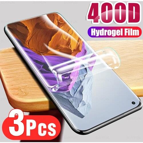 3Pcs Full Cover Soft Hydrogel Film For Xiaomi Mi 11 Pro Screen Protection For Xiomi Xaomi 11 Pro 6.81" Phone Protector Not Glass