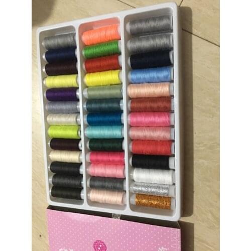 39 color manual 402 sewing thread/hand sewing thread matching /39 fixed color 16 gold tail needles