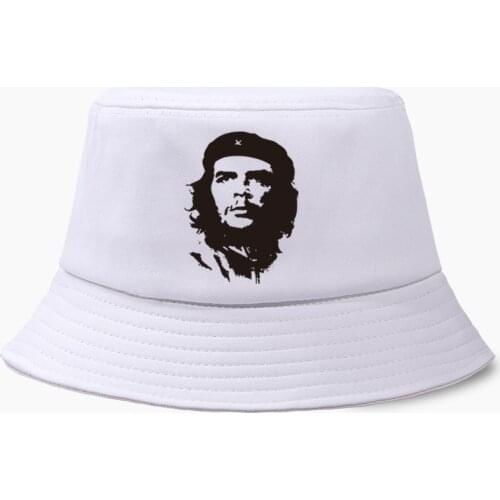 Che Guevara Hero Fishing Hunt Cap Bucket Hat Cotton Fisherman Men Women Unisex Outdoor Sunscreen Hats Wide Brim Round Top Caps