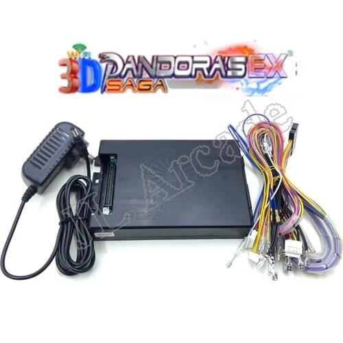 Pandora 3D WIFI EX SAGA arcade box 128 gb 8000 in 1Save Function Multiplayer Joysticks Arcade Game Console