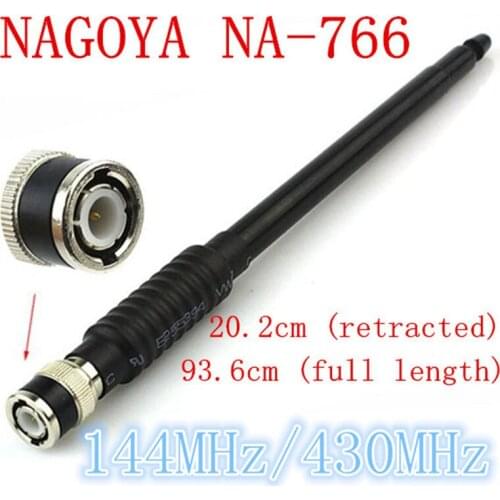 Camoro Original Nagoya NA-766 Extend 4G walkie talkie Antenna VHF UHF Ham Radio Handheld Telescopic Antenna For Baofeng Kenwood