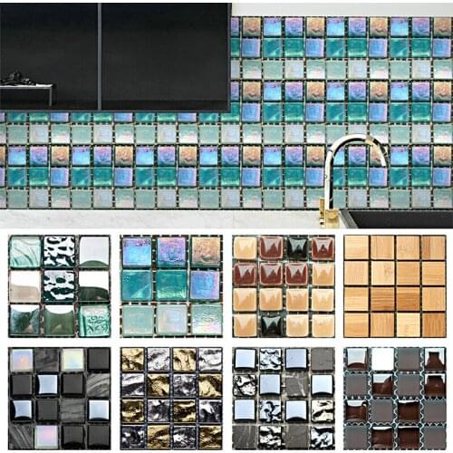 Self-adhesive 3D Wall Stickers Living Room Background Wall Decoration Bedroom Bedside Wallpaper Anti-collision Wall Stickers