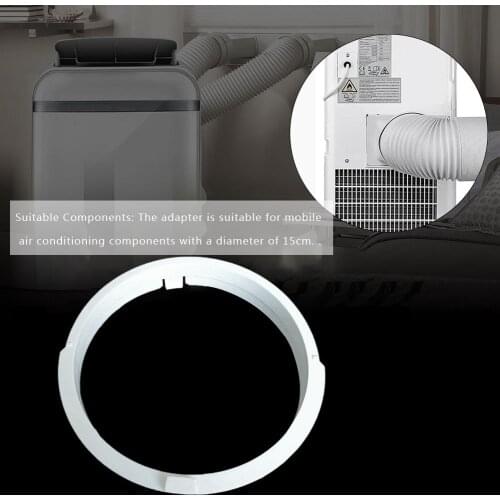 Mobile Air Conditioning Exhaust Pipe Interface Diameter 15cm Fresh Joint Round Square Exhaust Pipe Interface Connector For Midea