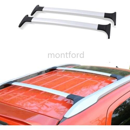 Car Styling For Ford Ecosport 2013-2020 Aluminum Alloy Side Bars Cross Rails Roof Rack Luggage Carrier Rack 2Pcs