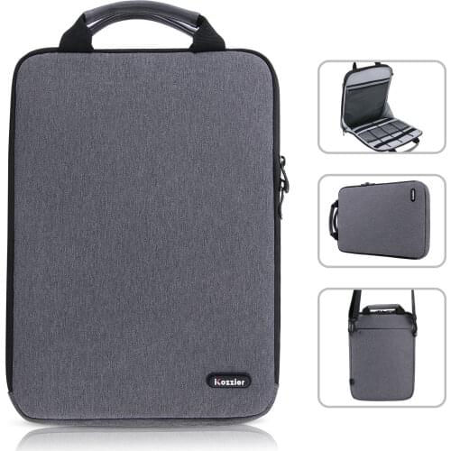 Laptop Shoulder Bag,iCozzier 13.3 Inch Laptop Tablet Sleeve Case Horizontal Strap for 13.3" Macbook/Notebook/11" iPad Pro 2020