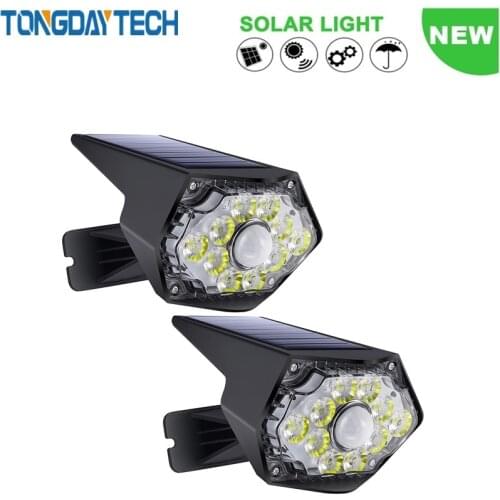 New Solar 8 Corey Led PIR Motion Sensor Lights Outdoor Waterproof Ip65 Wall Solar Light For Garden Yard Lamp Emergency Security