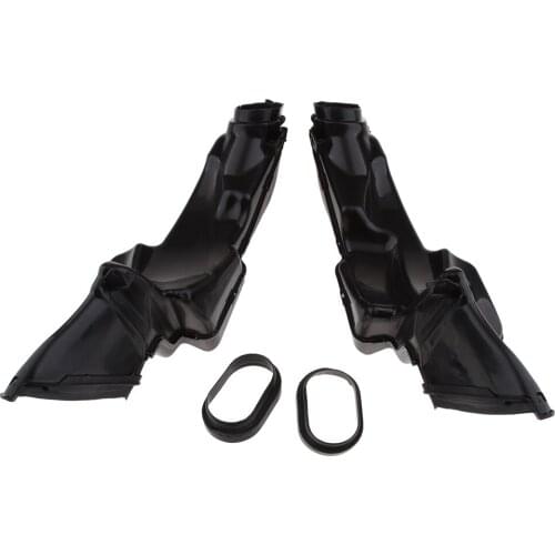 2pcs Motorcycle Air Intake Tube Duct for Suzuki GSXR600 2008-2010 Black