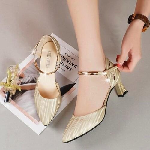 Women Fashion Slip on Office Red High Heel Shoes Lady Classic Black High Quality Office Pumps Zapatos Dama Cool Heels G6166